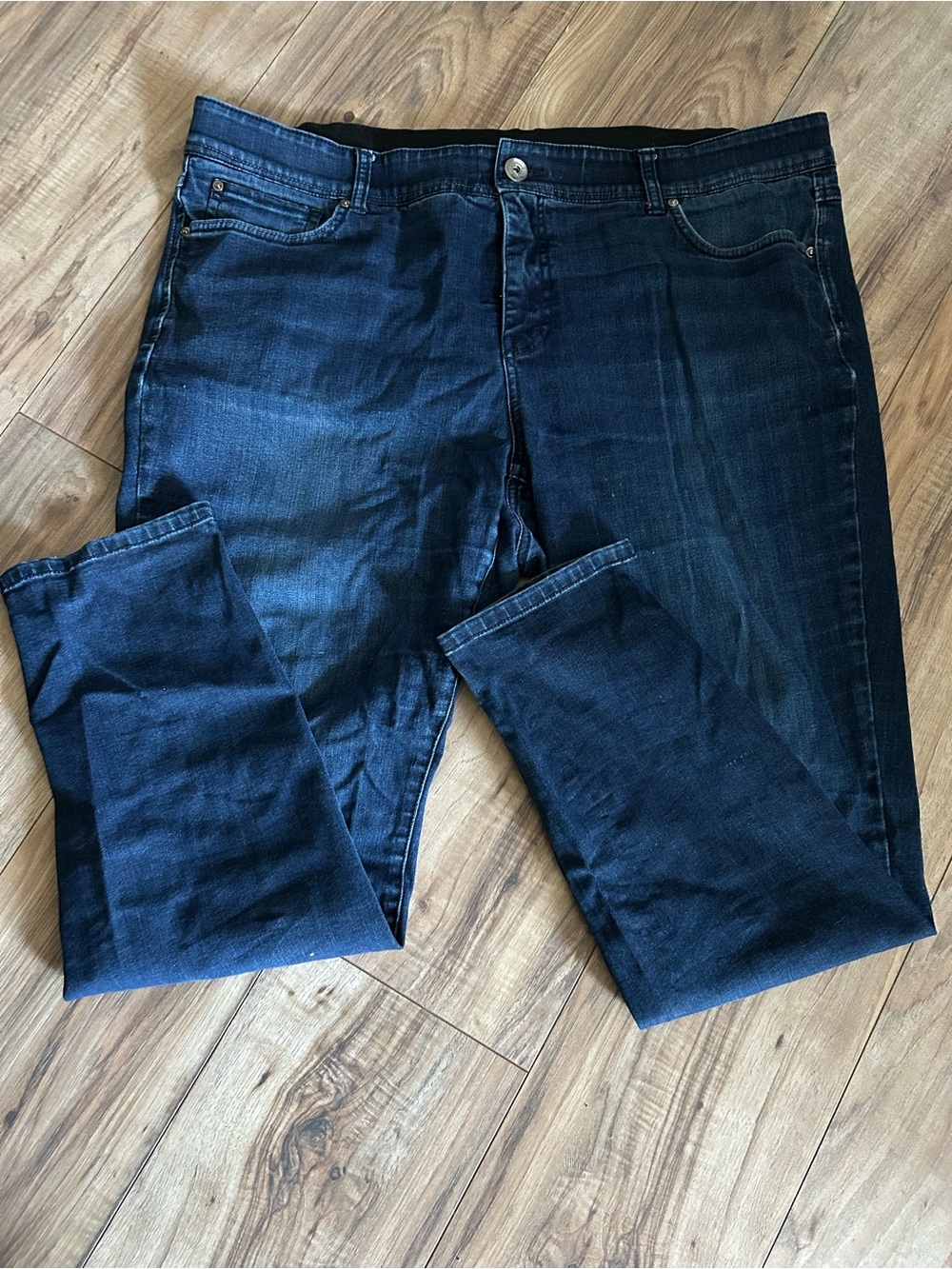 INC International Concepts Dark Blue Slim Stretch Jeans
